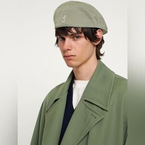 Kangol Tropic Flat Cap In Digital Lavender Knit Newsboy Beret Unisex Hat Small